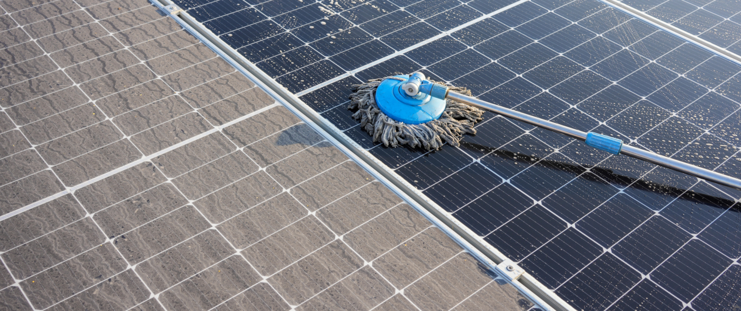 päikesepaneelide puhastus