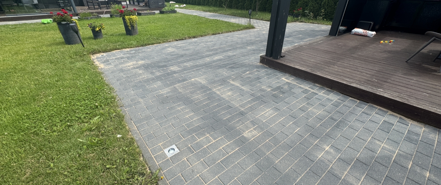 Tänavakivi puhastus - survepesu