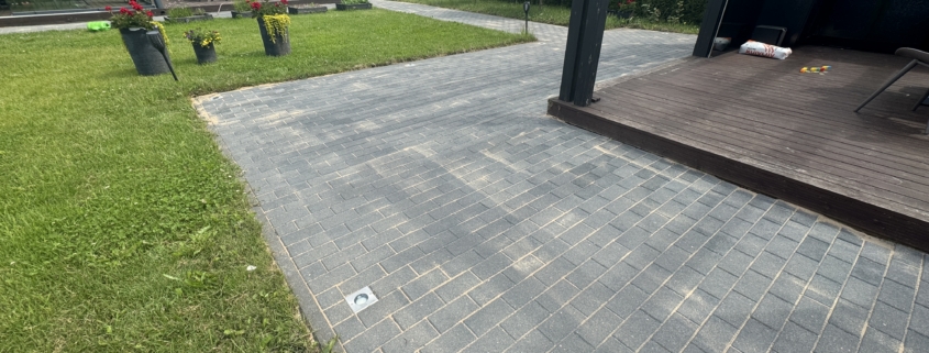 Tänavakivi puhastus - survepesu